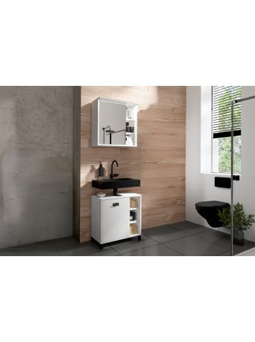 byLiving Badmöbel-Set WELLNESS in weiß - 2-teilig