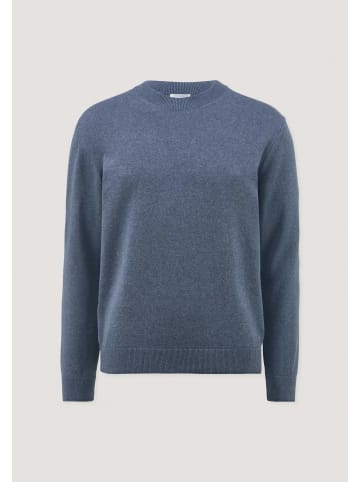 Hessnatur Strick Pullover in helles jeansblau