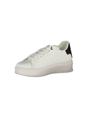 GAELLE PARIS Weiße Polyurethan-Sneaker