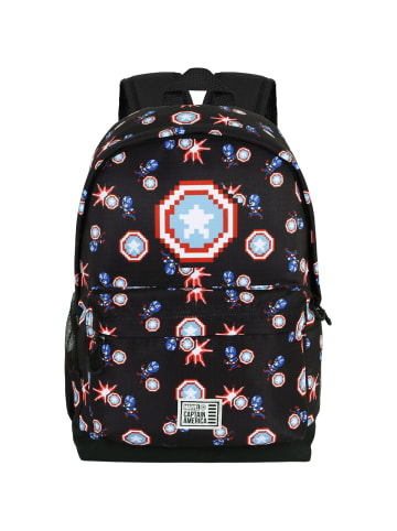 Marvel Rucksack Captain America Captain Pixel-ECO 2.0 in schwarz