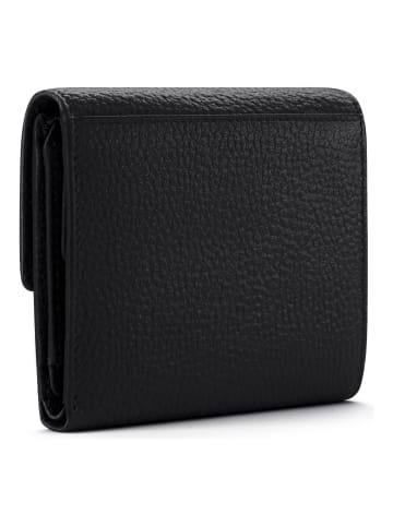 Lazarotti Bologna Leather Geldbörse Leder 12 cm in black