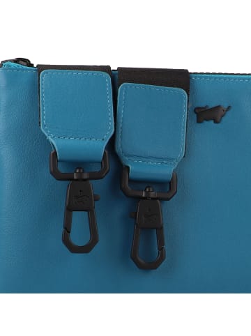 Braun Büffel Capri Umhängetasche RFID Schutz Leder 23 cm in ocean