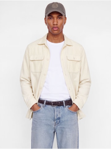 Jack & Jones Overshirt in Antique White