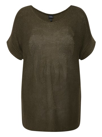 Ulla Popken Pullover in waldgrün