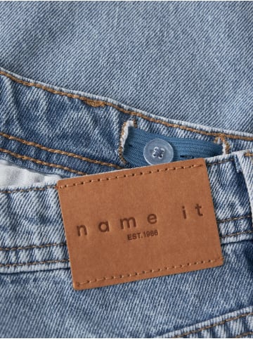 name it Nkmben Skater Jeans-Shorts Bermuda in light blue denim