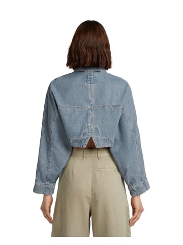 G-Star Raw Hyper Cropped Jacke vintage platinum blue
