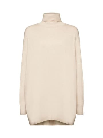 ESPRIT Pullover in cream beige