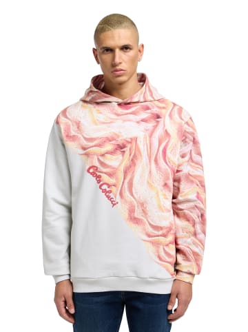 Carlo Colucci Hoodie ohne Reißverschluss Draicchio in Orange