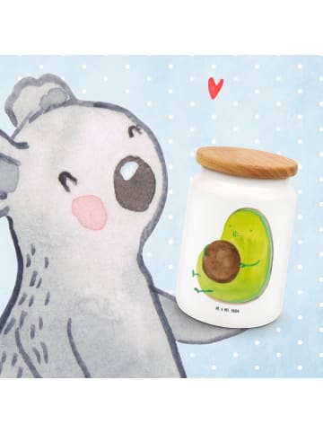 Mr. & Mrs. Panda Keksdose Avocado Pfeifen ohne Spruch in Weiß