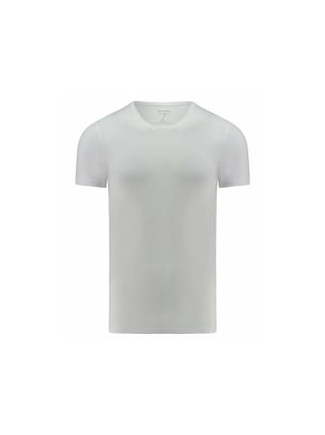 OLYMP  Rundhals T-Shirt für Herren in weiß in weiß