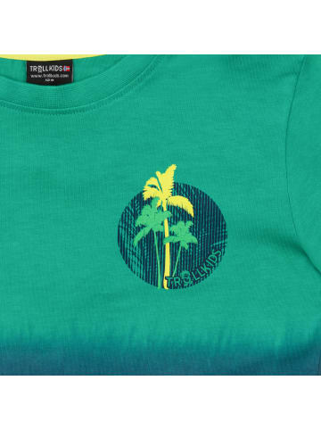 Trollkids Funktionsshirt Yttersand in pepper green