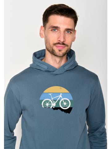 GreenBomb Hoodie Bike Downhill in Altes Blau