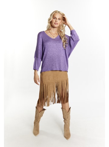 IZIA Damen Pullover in Violett