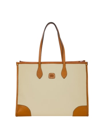 BRIC`s Firenze Shopper Tasche 40 cm Laptopfach in panna
