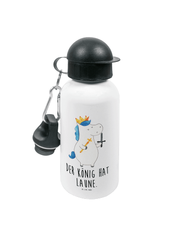 Mr. & Mrs. Panda Kindertrinkflasche Einhorn König mit Schwert mi... in Weiß