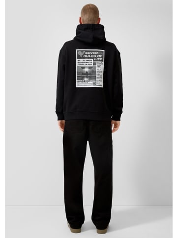 QS Sweatshirt in 99D2_schwarz