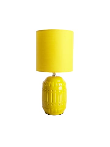 näve Tischleuchte "ERIDA" in gelb - (L)13.5 cm x (B)13.5 cm x (H)30 cm