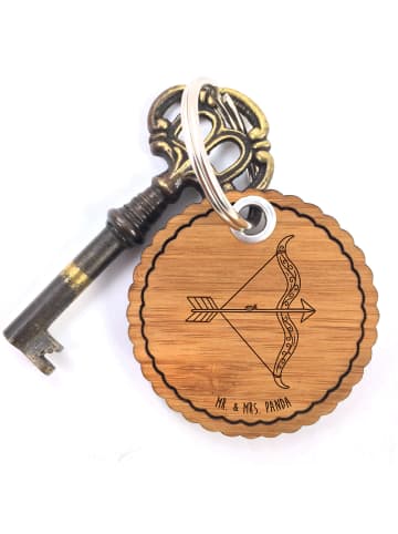 Mr. & Mrs. Panda Schlüsselanhänger Sternzeichen Schütze ohne Spruch in Braun