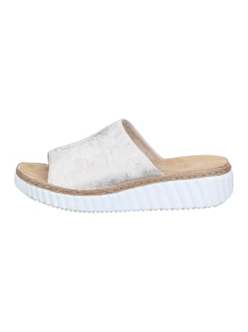 rieker Pantoletten Basic in Creme