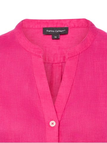 Franco Callegari Leinenbluse in pink - 0105