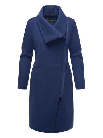 Navahoo Kurzmantel Samtrose 14 in Navy