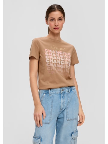QS T-Shirt in 84D1_sandstein