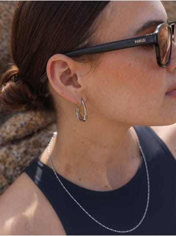PURELEI Ohrringe Raw Silber