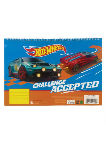 Wisam Hot Wheels Runner A4 Spiralnotizbuch, 30 Blatt
