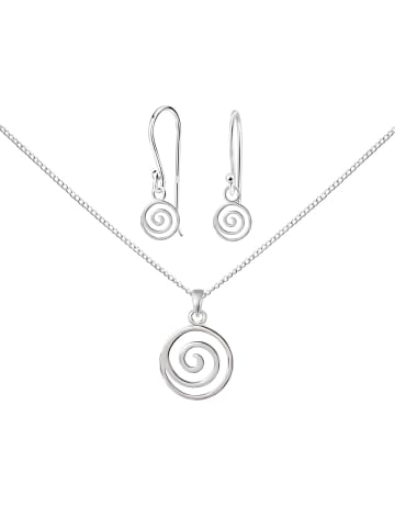 Alexander York Schmuckset SPIRALE in 925 Sterling Silber, 4-tlg.