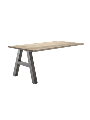 58 aufm Kessel SCHREIBTISCH Edin 2 120 x 70 x 75 Computertisch graphit/eiche sägerau