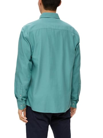 S.OLIVER RED LABEL Langarmhemd in petrol