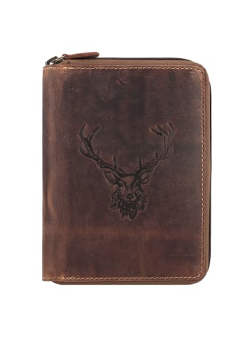 Greenburry Vintage Ausweisetui Leder 16 cm in brown