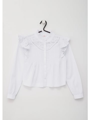 s.Oliver Bluse langarm in Weiß