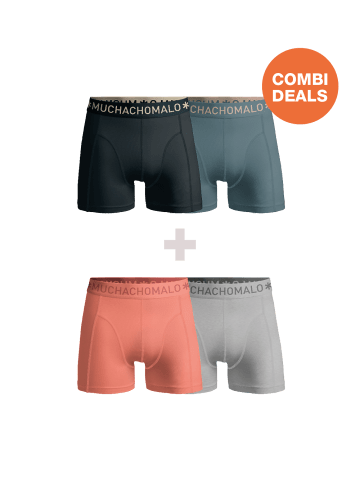 Muchachomalo 4er-Set: Boxershort in Mehrfarbig - für Herren