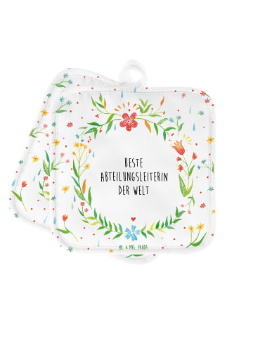 Mr. & Mrs. Panda Topflappen Abteilungsleiterin mit Spruch in Keine Angabe