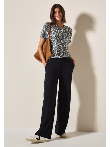 Cecil Ausbrenner T-Shirt mit Print in Weiß