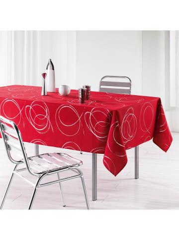 Douceur d’Intérieur Tischdecke BULLY in Rot, 150 x 240 cm