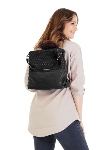 Samantha Look Rucksack in schwarz