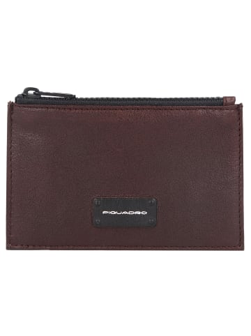 Piquadro Harper Kreditkartenetui Leder 12 cm in dark brown