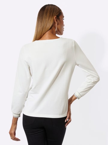 creation L Shirt in ecru-rosenholz-bedruckt