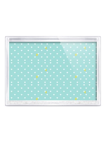 Mr. & Mrs. Panda Bilderrahmen Fuchs Sterne ohne Spruch in Türkis Pastell