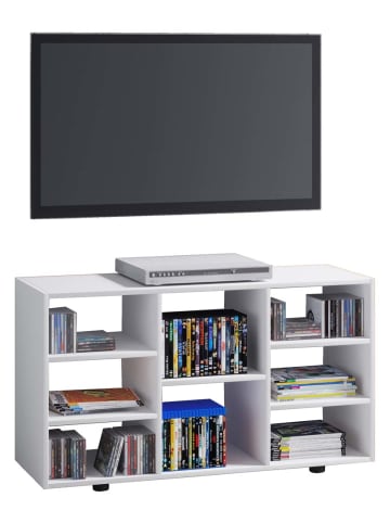 ebuy24 TV Tisch Fetino  Weiß 114 x 40 cm