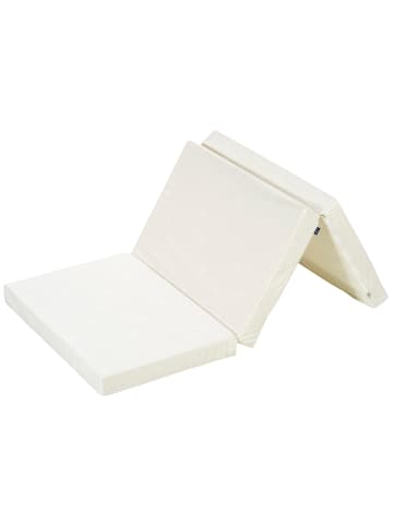 Alvi faltbare Reisebettmatratze für Baby & Kinder Exklusiv in Stripes Beige