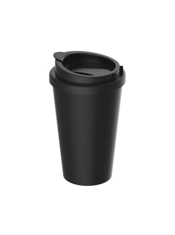 elasto Kaffeebecher "PremiumPlus" in schwarz - 350 ml
