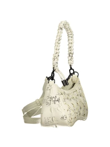 Desigual Weiße Polyurethan-Handtasche
