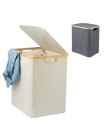bremermann Wäschesammler 60 Liter grau