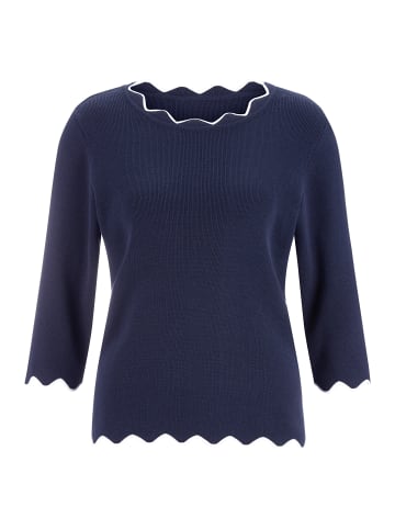 WITT WEIDEN 3/4 Arm-Pullover in marine
