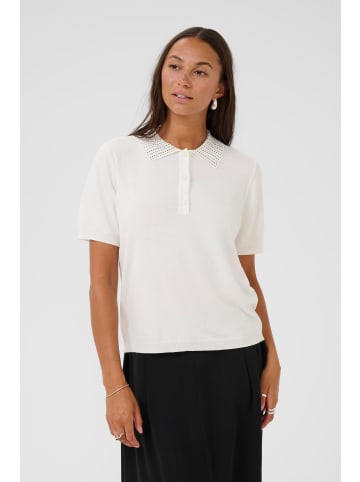 Kaffe Strickpullover KAcarly Regular fit in Chalk