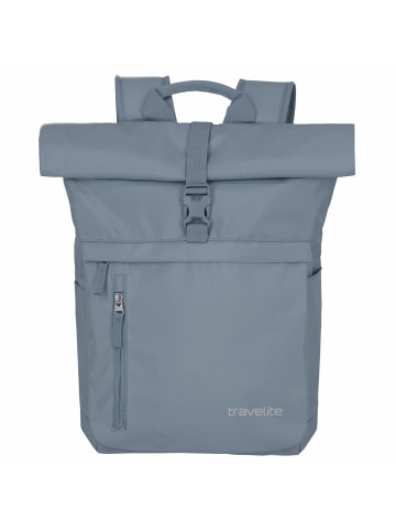 travelite Basics Rollup - Rucksack 60 cm in rauchblau