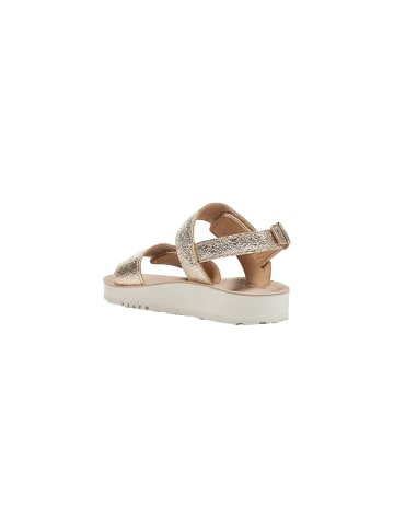 Geox Ledersandale Kind Costarei Gold